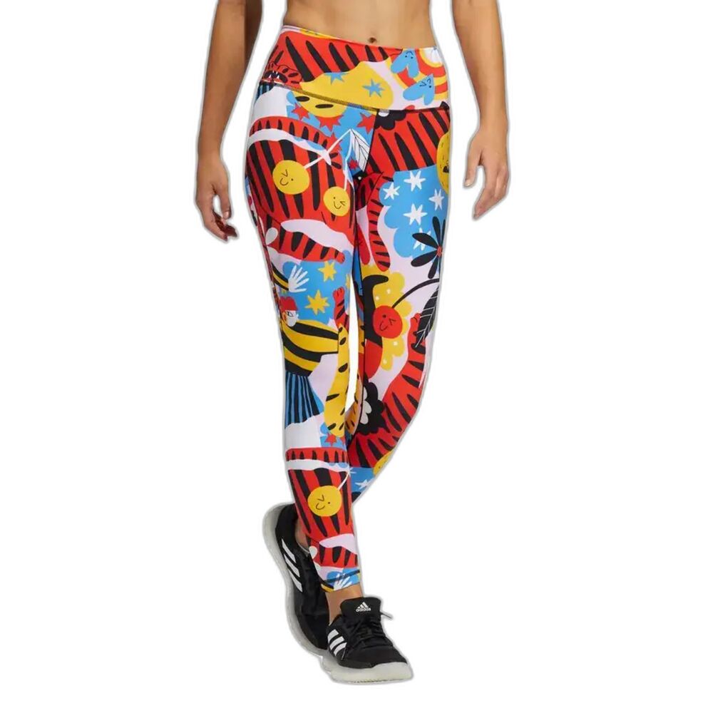 NWOT Adidas Women's M Egle Graphic Believe This High Waist 7/8 Tights Leggings